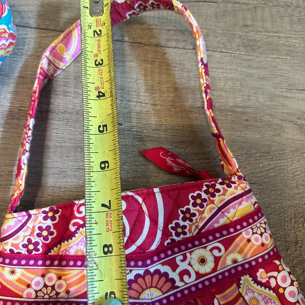 Vera Bradley Raspberry Fizz Paisley Small Mini Bag - Picture 5 of 6